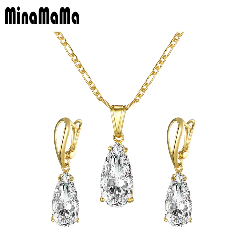 Aliexpress.com : Buy Wedding Jewelry Sets Gold Color ...