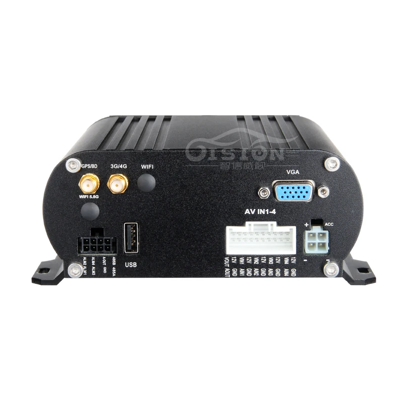 AHD HD 1080P HDD 4CH 3G GPS Автомобильный видеорегистратор Бесплатная доставка видео трекер