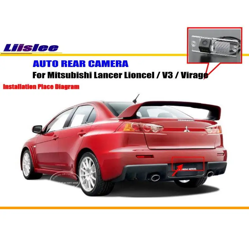 Автомобильная камера для Mitsubishi Lancer Lioncel / V3/Virage/камера заднего вида/CCD RCA NTST