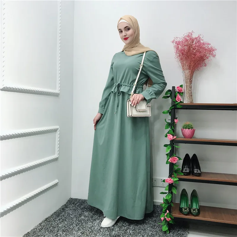 Vestidos Compridos Рамадан кафтан абайя, арабское мусульманское платье кафтан Elbise хиджаб Eid платья Катара халат Femme Musulman