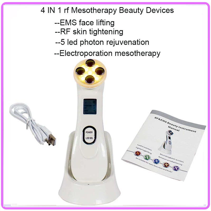 

Mini RF Bipolar Handpiece Radio Frequency Skin Care Expert Beauty System EMS Electroporation Mesotherapy