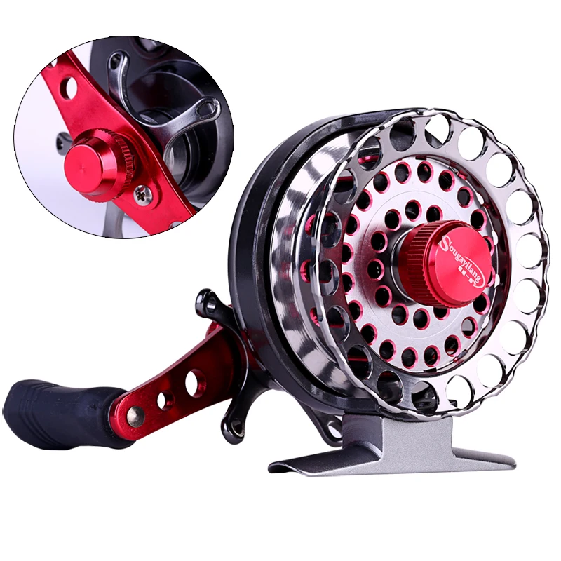 New! Sougayilang 6+1BB Two Color Raft Wheel Fishing Reel Full Metal