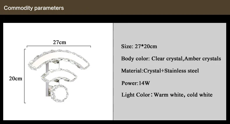 Современный хрустальный настенный светильник, Креативный светодиодный настенный светильник для гостиной, спальни, прикроватного дома, внутреннего освещения, декоративное бра