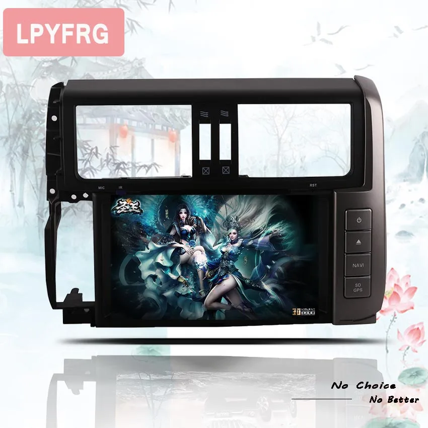 2 Din Авто Android 9,0 для Toyota PRADO 150 2010 2011 2012 13 Octa Core " 1024*600 Bluetooth Автомобильный dvd-радио GPS навигации видео