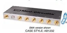 

[BELLA] Mini-Circuits ZB6PD-1700-N+ 1500-1700MHZ six N power divider