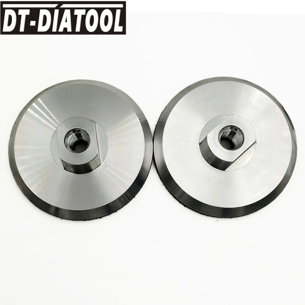 2pks 4" Diameter 100mm Aluminum base Back Pad for Diamond Polishing