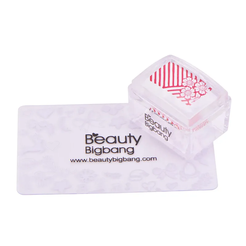 BeautyBigBang 14 шт./компл. шаблон для стемпинга для нейл-арта комплект воды мрамор ногтей штамп с прозрачным желе штамп полирует набор