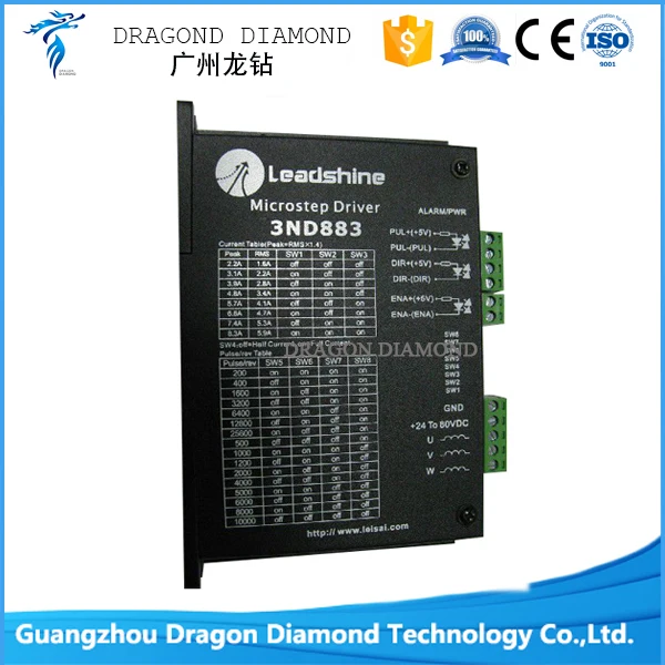 

3-Phase Stepper Drive Leadshine CNC router stepper driver motor 3ND883 80VDC/8.3A
