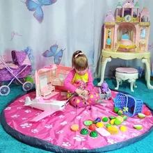 OLOEY детский коврик для хранения игрушек портативный игровой коврик блоки коврик детский гаджет коврики ползающий ребенок одеяло коврик для хранения игрушек