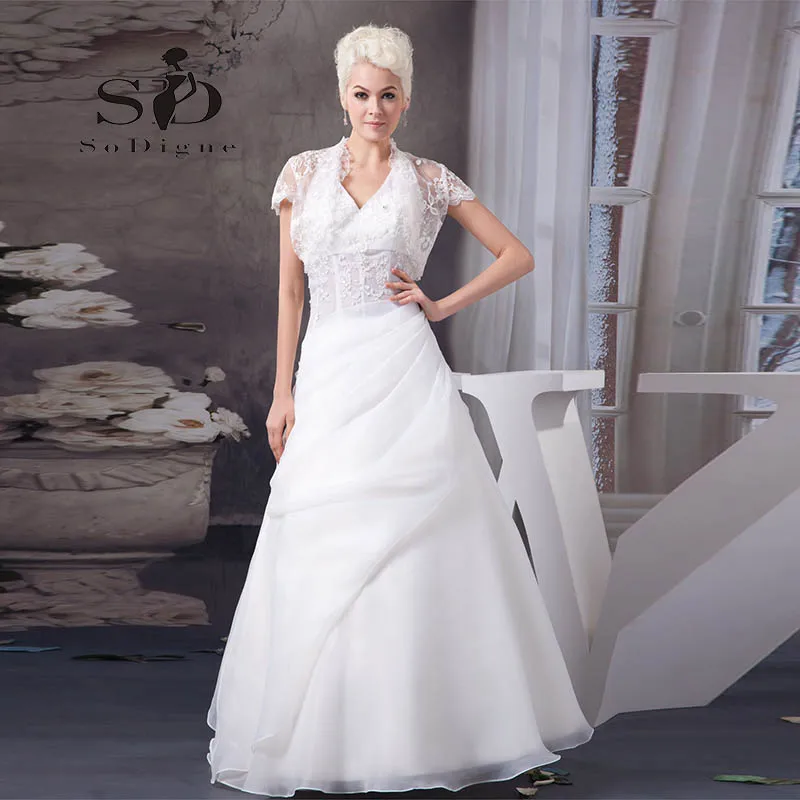 Wedding Dress 2018 Sodigne Custom Made With Delicate Appliques