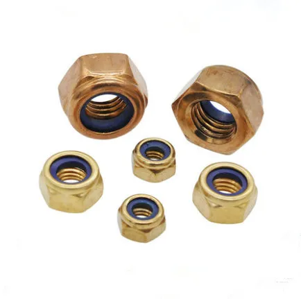 304 locknut M2 M2.5 M3 M4 m5 m6 m8 m10 m12 DIN985 нейлоновая гайка с фиксатором