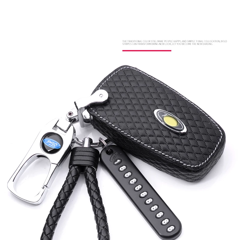 

2019NEW metal Key Rings for Ford badge Focus Fiesta Edge Escape Kuga Fusion Mondeo Ecosport Explorer C/S-MAX F-150 Car key case