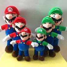 10/лот Супер Марио Bros-Марио Луиджи 30 см плюшевые куклы набивные игрушки