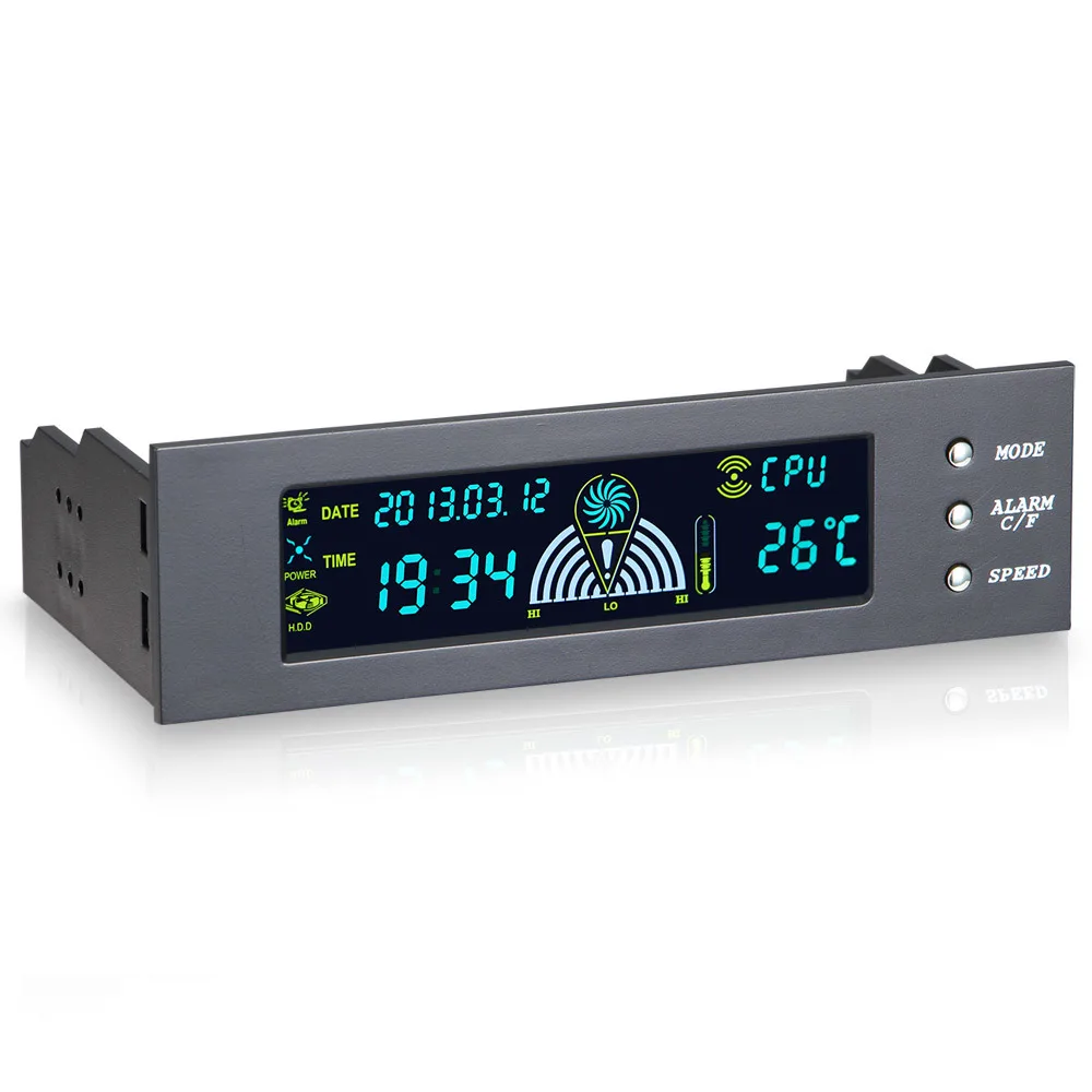 STW 5023 5 25 &quot3 способ Метеостанция вентиляторы регулятор скорости компьютерный