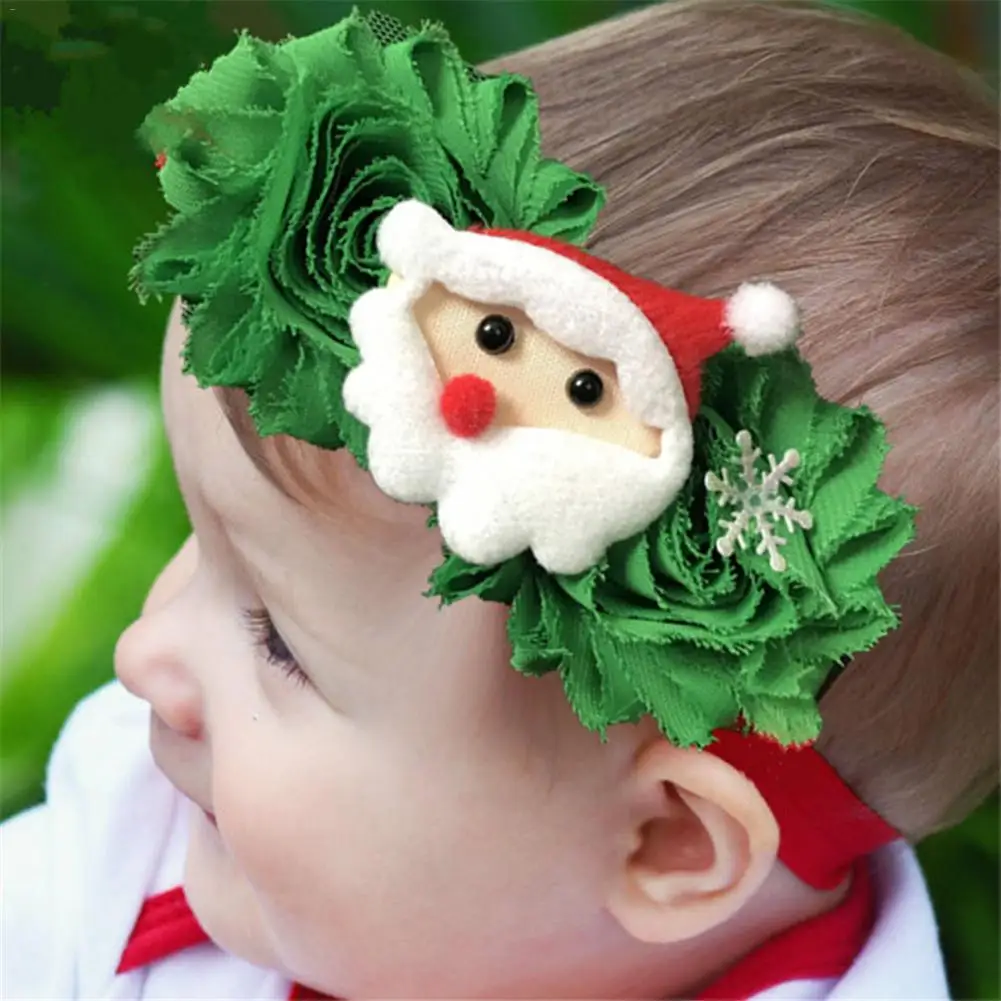 Newborn Baby's Christmas new Cartoon Pattern Hair Band Baby Christmas Decoration Santa Clause Headband Hair Accessories Newborn Baby's Christmas new Cartoon Pattern Hair Band Baby Christmas Decoration Santa Clause Headband Hair Accessories