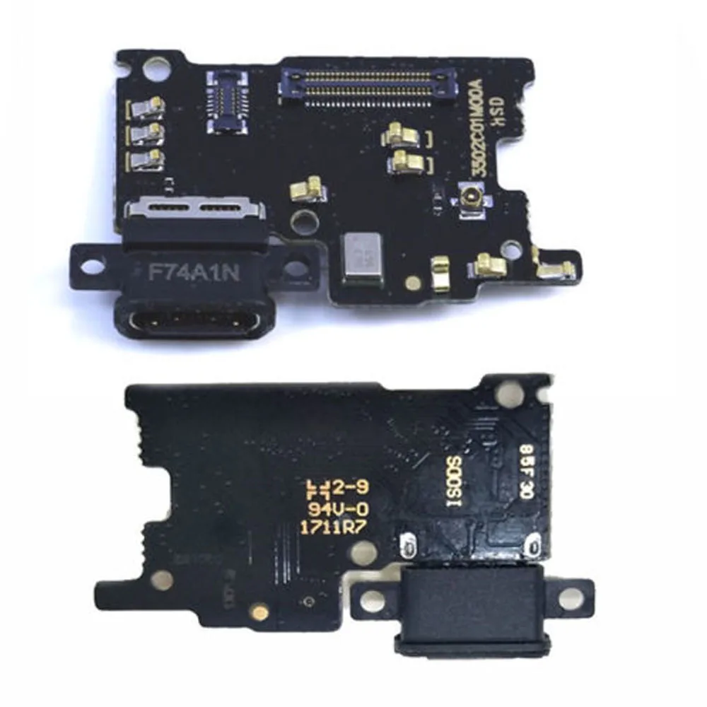 Для Xiaomi Mi 6 Mi6 M6 USB порт для зарядки док микрофон разъем гибкий кабель черный|Шлейфы
