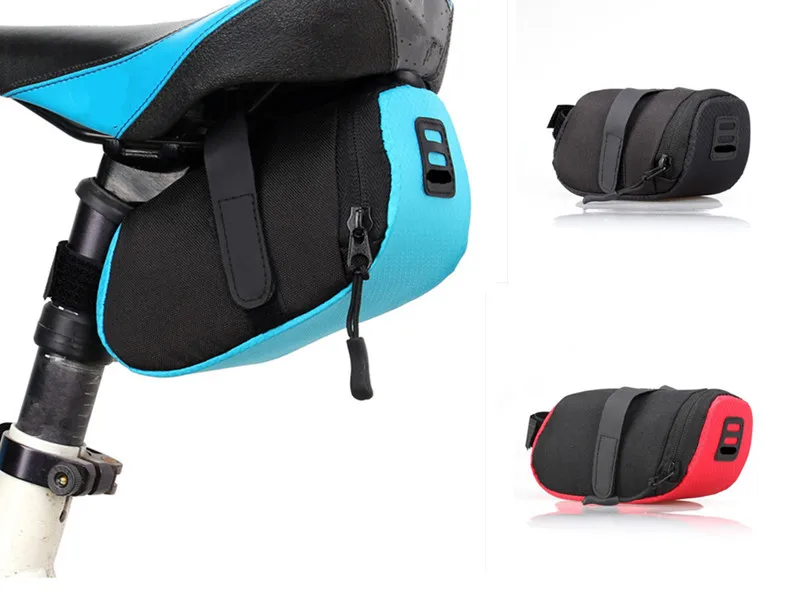 

Nylon Bicycle Bag Bike Waterproof Storage Saddle Bag Bicycle Back Seat Tail Package Seat Cycling Outdoor Tail Rear Pouch Bag