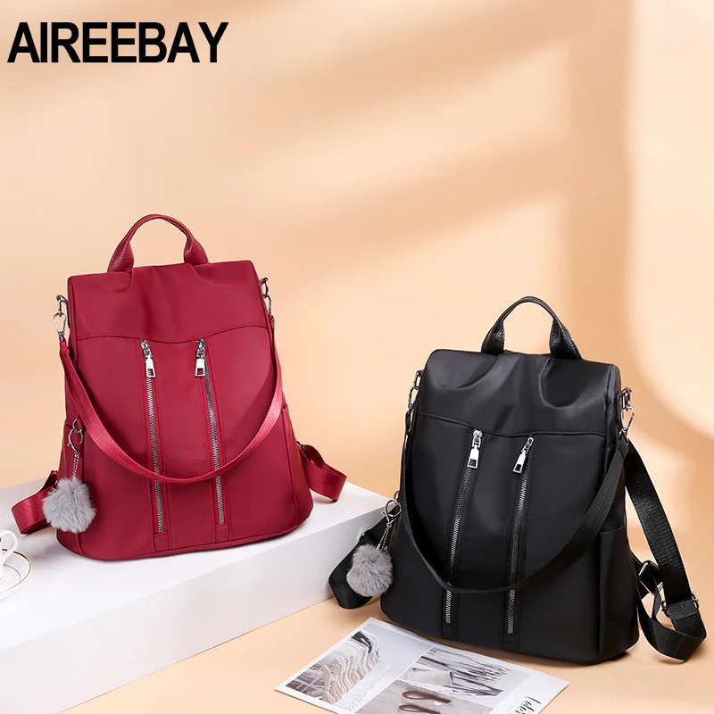 AIREEBAY женский рюкзак с защитой от кражи школьные сумки для девочек подростков