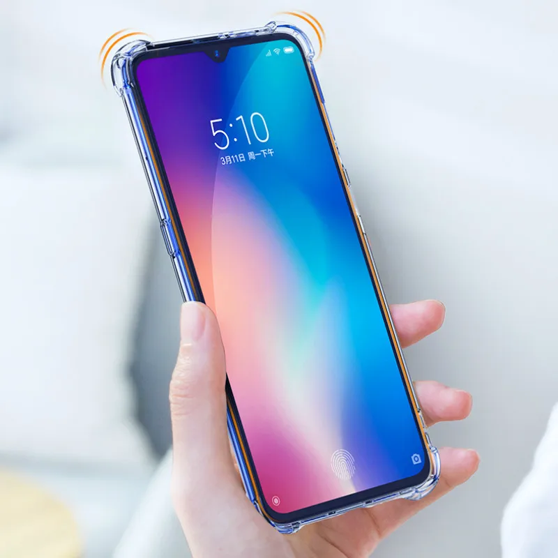 Прозрачный чехол из ТПУ для Xiaomi Mi CC9 Schockproof Прозрачный чехол для Xiaomi Mi 9 T Pro 9SE 8SE 8 Lite Poco F1 мягкие чехлы для телефонов