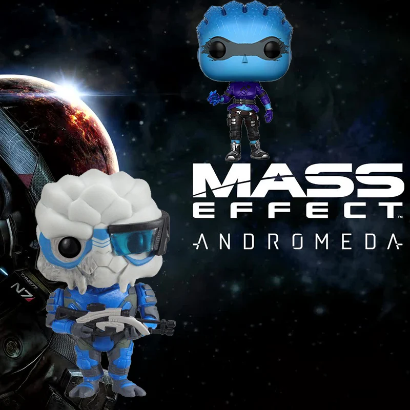 

Mass Effect Garrus Andromeda Peebee Vinyl Action Figure with Box