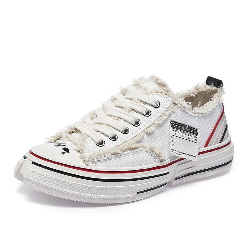 

Canvas shoes female 2019 spring autumn new retro personality sports shoes fashion breathable casual shoes wild flat white shoes