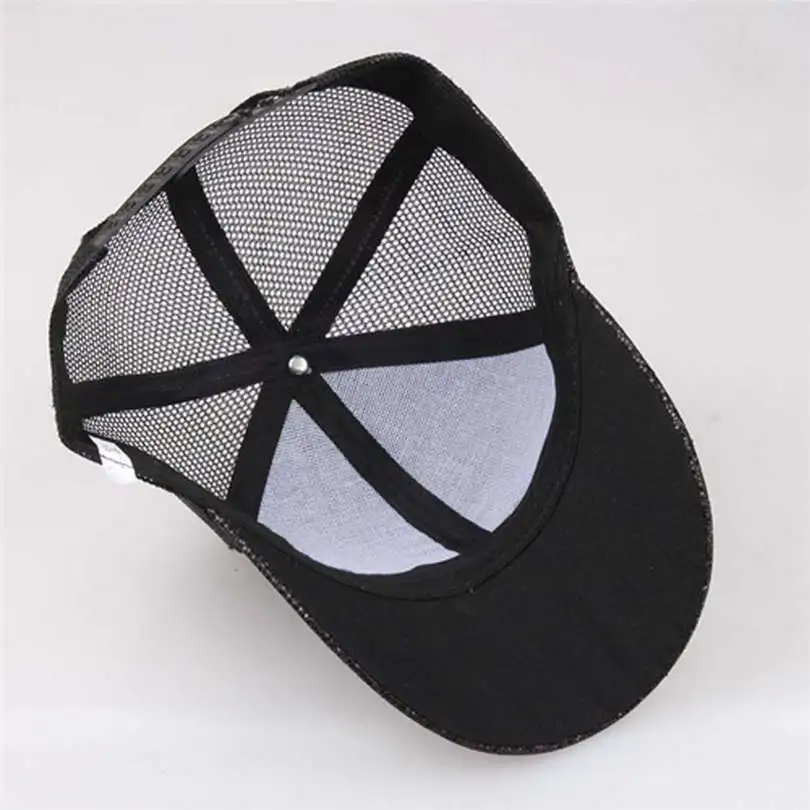 New Fashion Unisex Women Casual Daily Ponytail Baseball Cap Sequins Shiny Messy Bun Snapback Hat Sun Classics Caps #4F03 (9)
