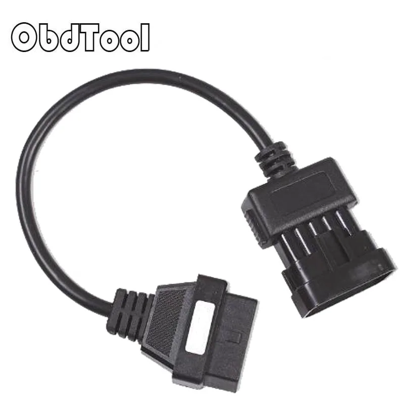 

OBDII Extension Cable For Opel 10Pin to OBD2 16Pin Female Diagnostic Connector Cable OBD OBD II for Opel 10 Pin