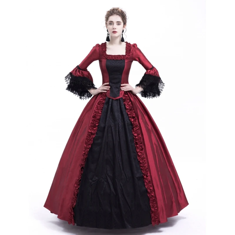 purple rococo dress
