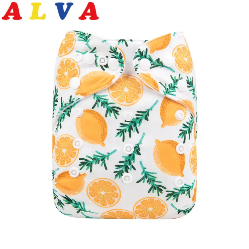 Flash Sale Cloth Nappy ALVABABY Microfiber-Insert Printed Diaper with New New-Arrival bYXDdnRk