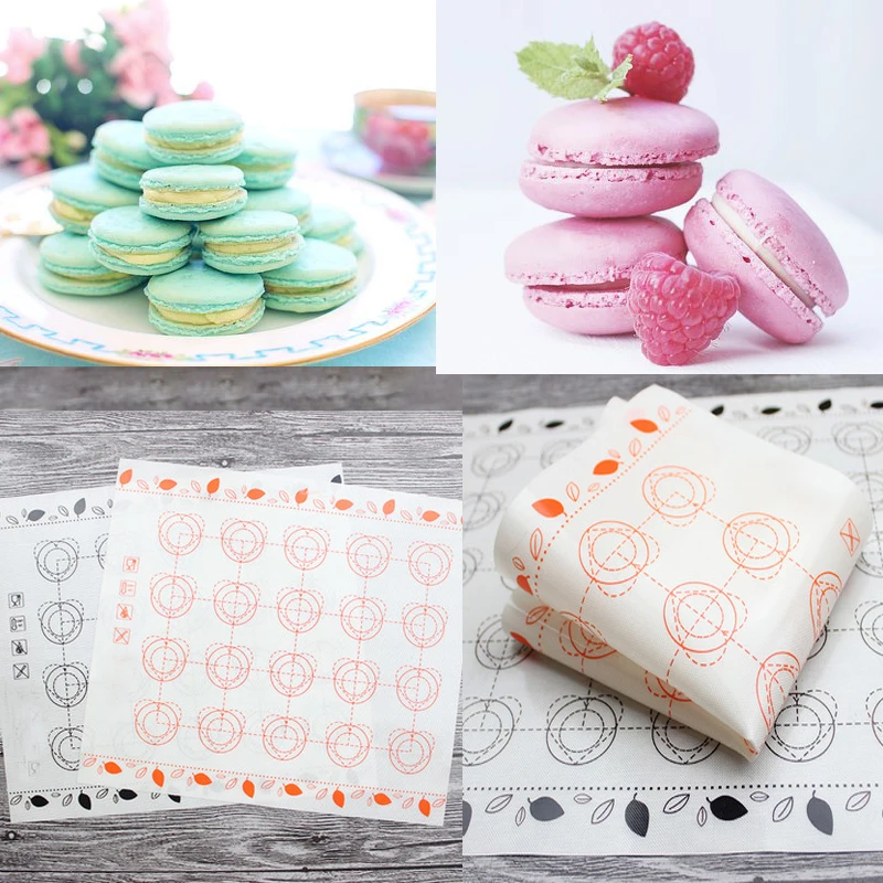 

Silicone Baking Mat Fondant Bakeware Macaron Oven Baking Tools For Cakes Pastry Tools Sheet Dough Roll Mats Pad 29x26cm
