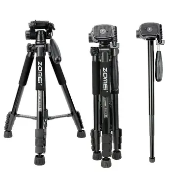 

Studyset Q222 Pro Portable Camera Tripod Monopod Head for DSLR Camera Camcorder DV
