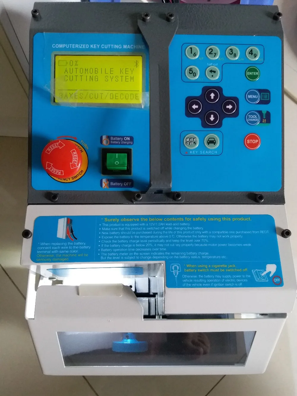 2019 Miracle A7+ Auto Locksmith Tool CNC automatic key cutting Machine same as Miracle A9 Key Cutting Machine English version