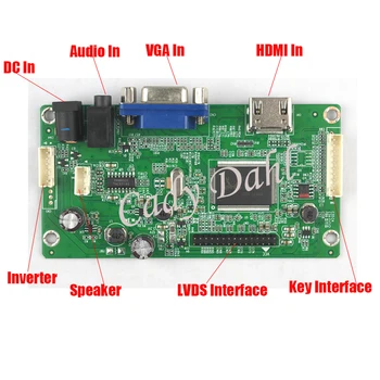 

HDMI VGA Audio LCD Controller Board Module for 11.6" N116HSE EA1 EJ1 EBC 1920x1080 EDP Signal 2 Lanes 30 Pins LCD Display Panel
