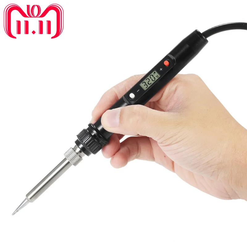 80W Electric Soldering Iron T13 Tip Heater Welding Torches LCD