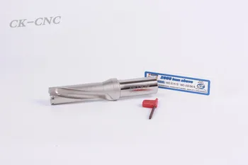 

hight quality WC-3D-24 .5 C25 U drill indexable drill CNC TOOL 24.5mm-3D Machining length=73.5mm for WCMX050308 insert