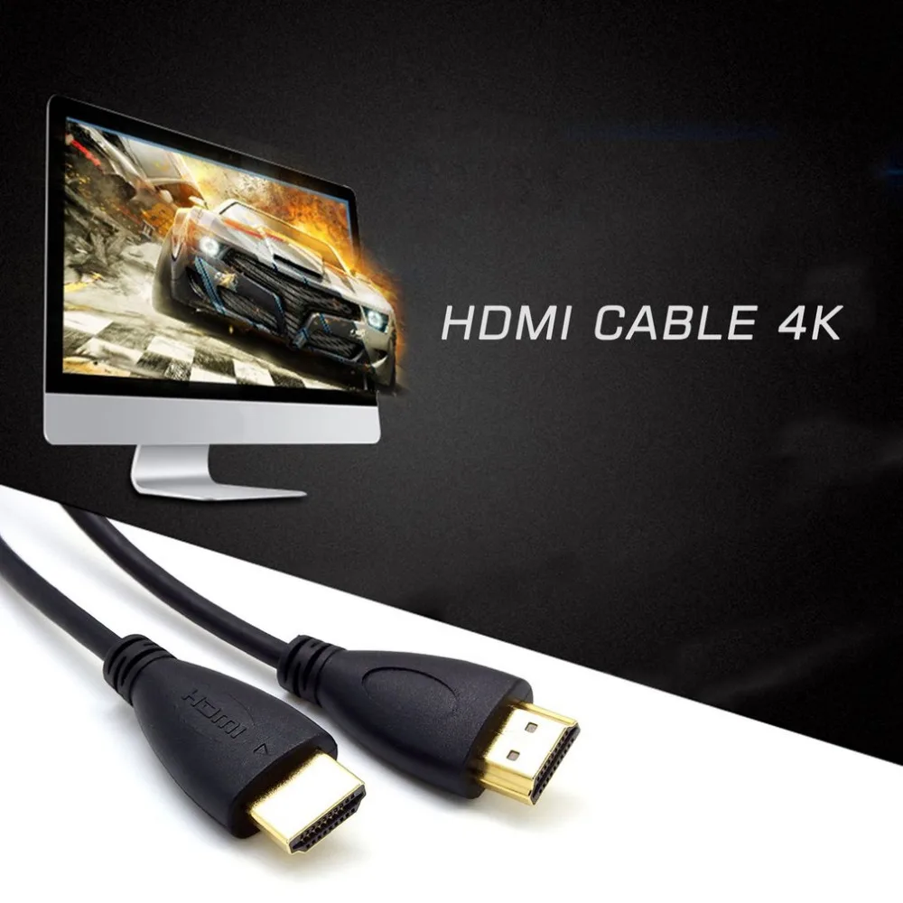 HDMI 1,4 3D кабель Multi Функция ТВ Ultra HD Ultra Slim Соединительный Высокое разрешение высокое скорость линии для домашнего использования