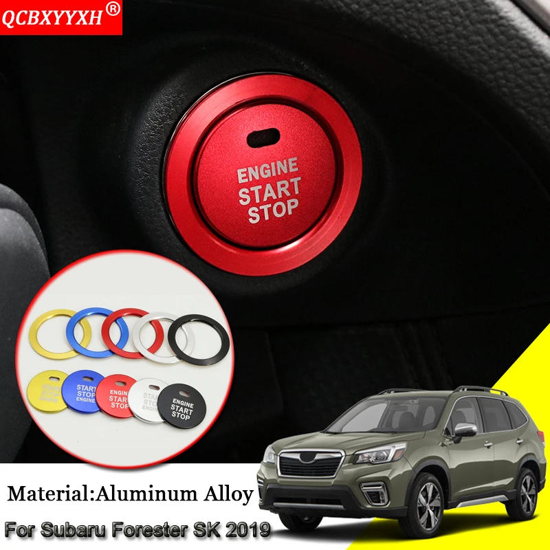 

Car Styling Car Engine START Button Replace Cover STOP Switch Auto Accessories Key For XV Forester SK Outback Legacy Impreza BRZ