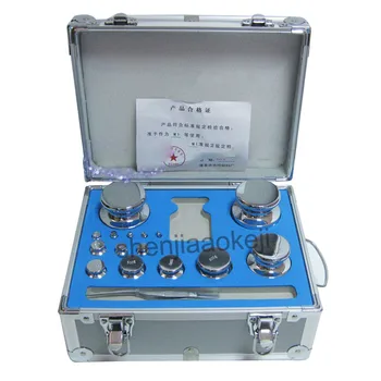

F1 Grade 1mg-2kg standard Stainless Steel set boxed weight electronic balance scale Digital Scale Calibration Weights Kit Set