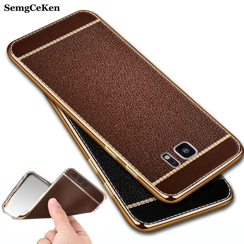 Semgceken роскошный оригинальный чехол для samsung galaxy s6 s6edge s 6 edge ТПУ мягкий кожаный