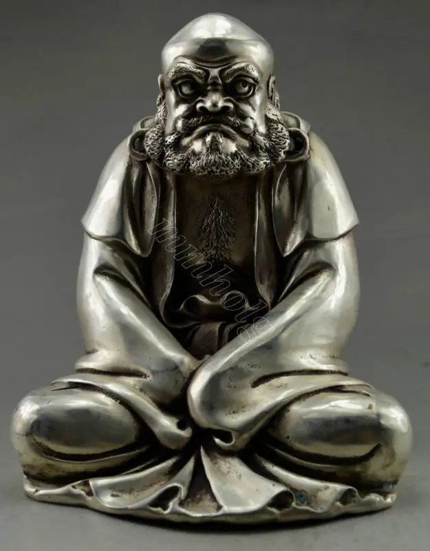 

Collection of handmade Tibetan silver BODHIDHARMA Buddha Buddha