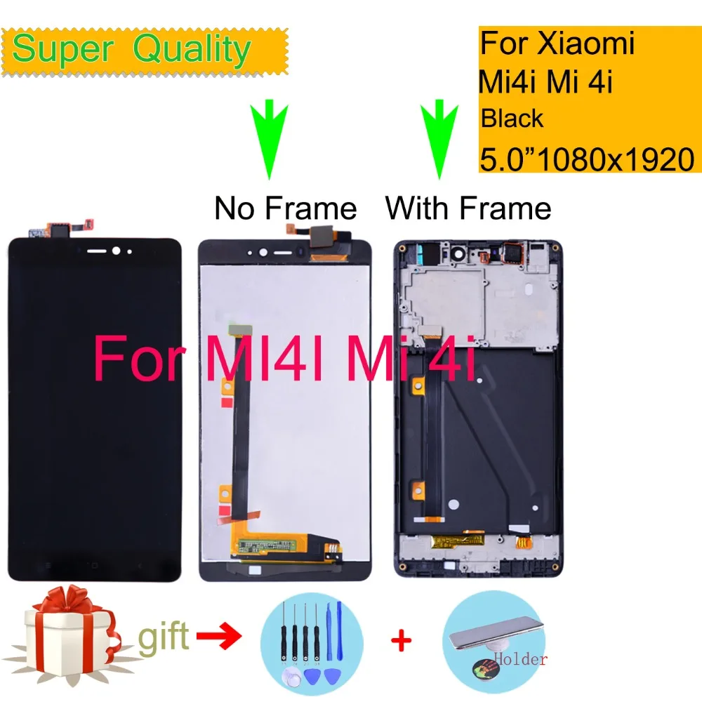 

ORIGINAL For Xiaomi Mi 4i Mi4i LCD Display Touch Screen Digitizer Sensor Pantalla monitor Mi4i LCD Assembly Complete With Frame