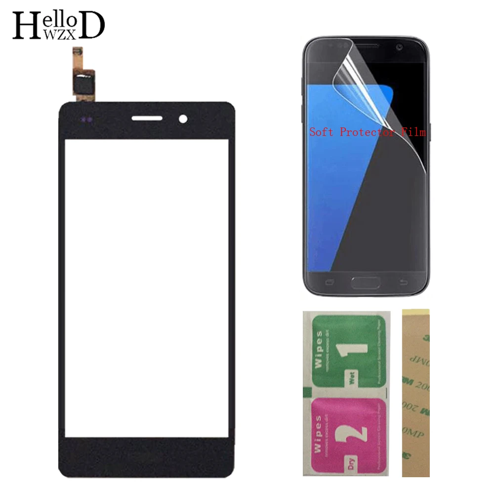 

Touch Screen TouchScreen For HuaWei P8 Lite P8Lite Touch Glass Front Glass Digitizer Panel Lens Sensor + Protector Film 3M Glue