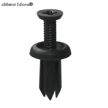 

shhworldsea 100PCS outer wall front bumper plate Push-Type Retainer For Toyota 2008-On Auto Fastener Push Clips Car Plastic clip
