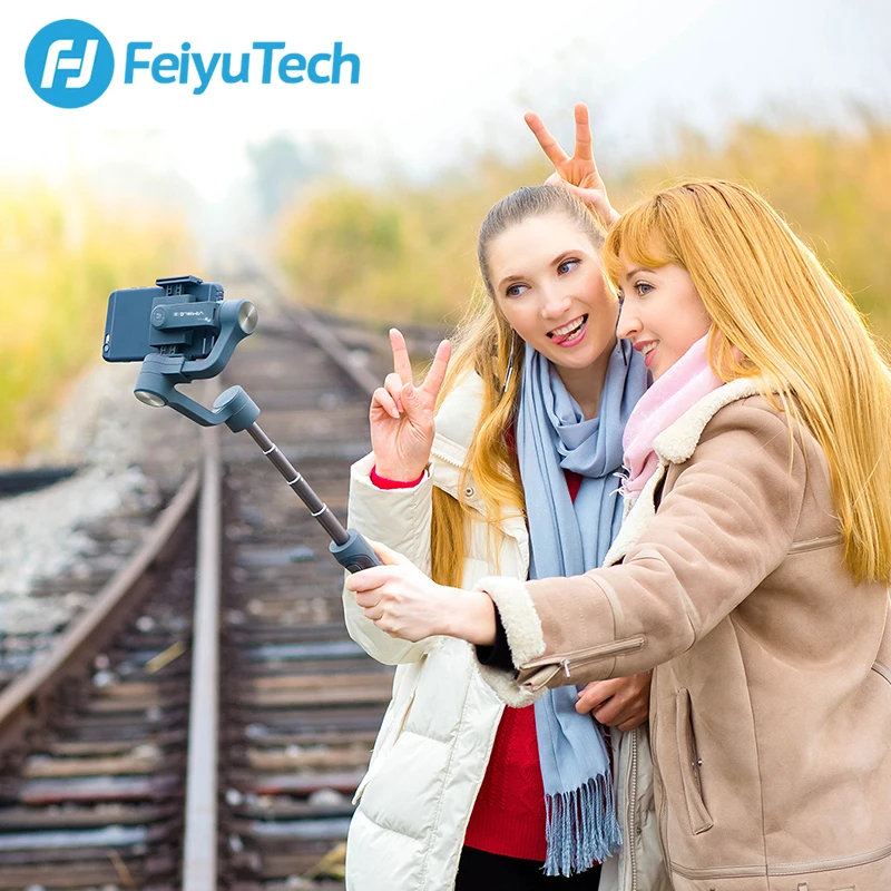  FeiyuTech Vimble 2 Smartphone Gimbal 3-Axis Handheld Stabilizer with 183mm Extension Pole Tripod fo