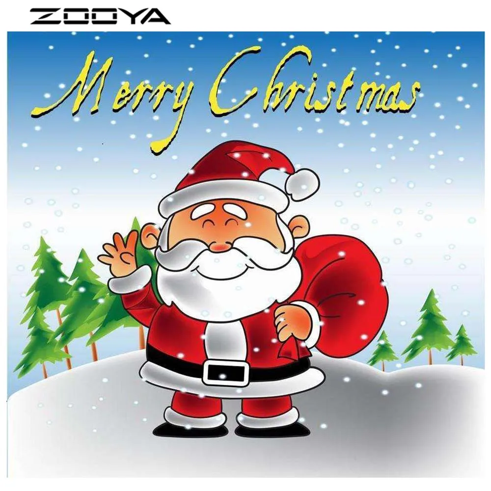 

Diamond Painting 3D DIY Diamond Embroidery Merry Christmas Santa Claus Tree Full Round Diamond Embroidery Wall Stickers RF772