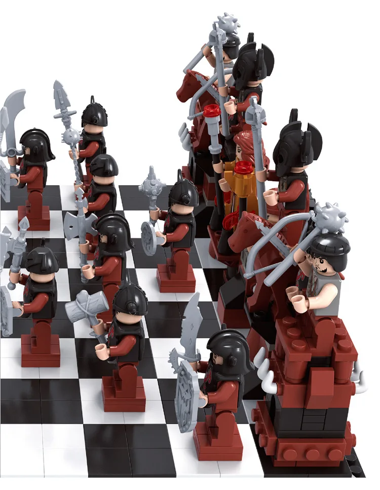 AUSINI-27907-New-Enlighten-Castle-Series-international-chess-Model-Building-Blocks-Sets-minis-Kids-Bricks-Toys (3)