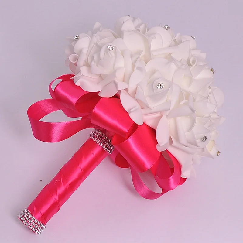 New cheerleading Pom Poms Pinch angle PE foam bouquet bride holding flower style