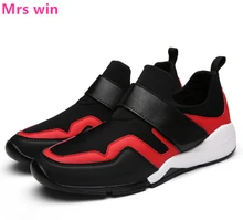 Spring New Men Running Shoes Feet Shoes Light Breathable Elastic Sport Shoes Comfortable Outdoor Camping Sneakers zapatos