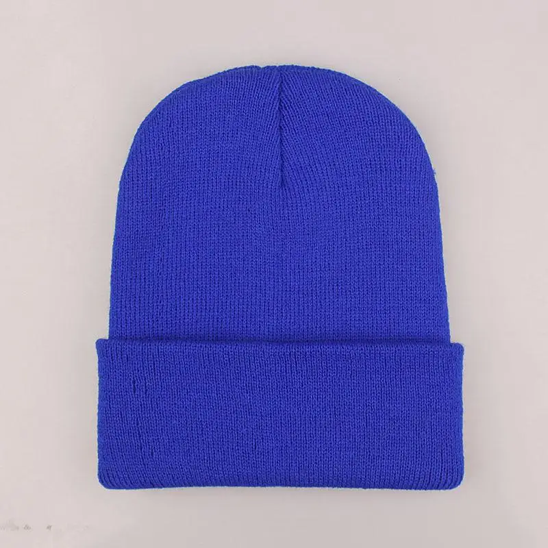 21 цвет, однотонная шапка унисекс, осенне-зимняя шерстяная шапка, мягкая теплая вязаная шапка для мужчин и женщин, шапка с черепом, шапки, лыжная шапка s GH-132 - Цвет: 20
