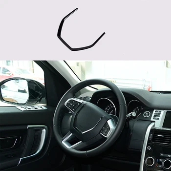 

Chrome Silver Black Steering Wheel Center U Model Decorator Frame Cover Trim For Land Rover Discovery Sport 2015-2018